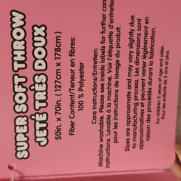 HELLO KITTY SUPER SOFT THROW - Picture 3 of 4